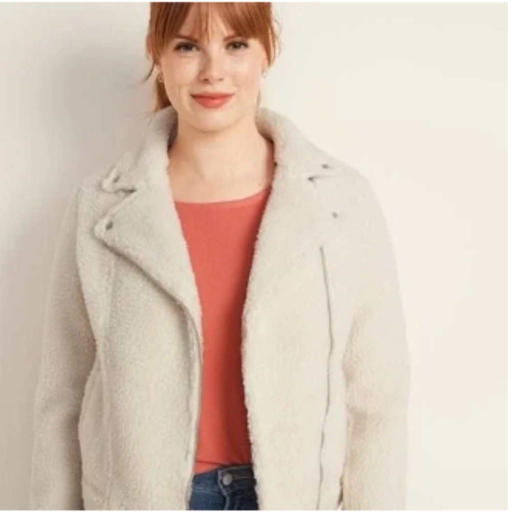 BNWT Sherpa Moto Jacket